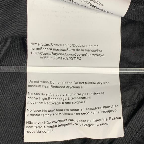 HUGO BOSS Size 44 Black Wool Single Breasted Notch Lapel Suit - Picture 16 of 16